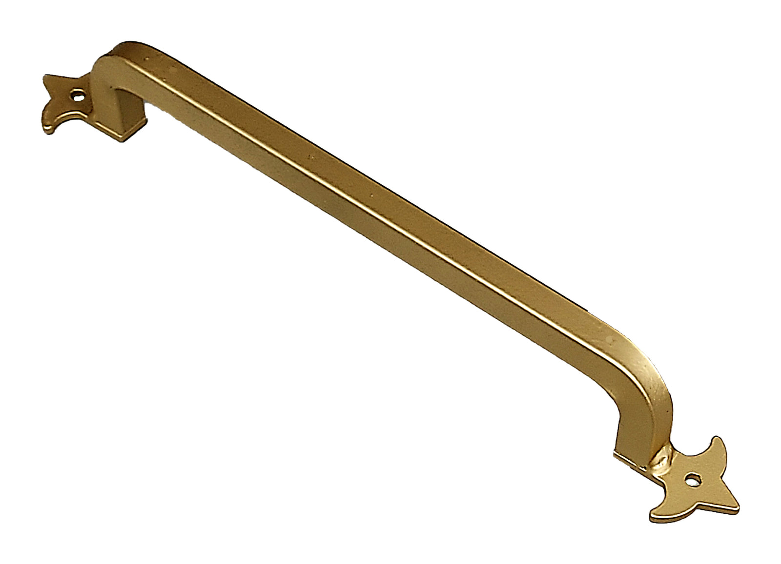 Gold Barn Door Handle - Fleur de Lis - Wild West Hardware