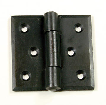 Premium Square Hinge Surface Mount with countersunk holes - Wild West Hardware