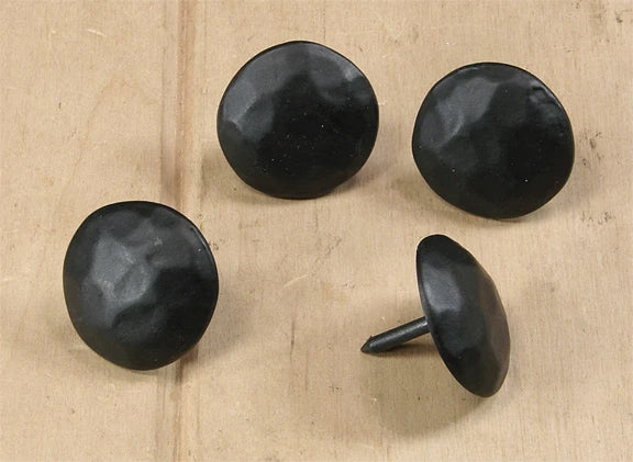 Premium Round Clavos - 1 1/8" diameter head-Black PC - 4- Wild West Hardware