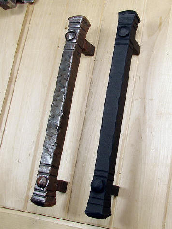 Jumbo Bridge Door Pull / Appliance Pull (Bolt-on type) - Barn Door Handle - Wild West Hardware