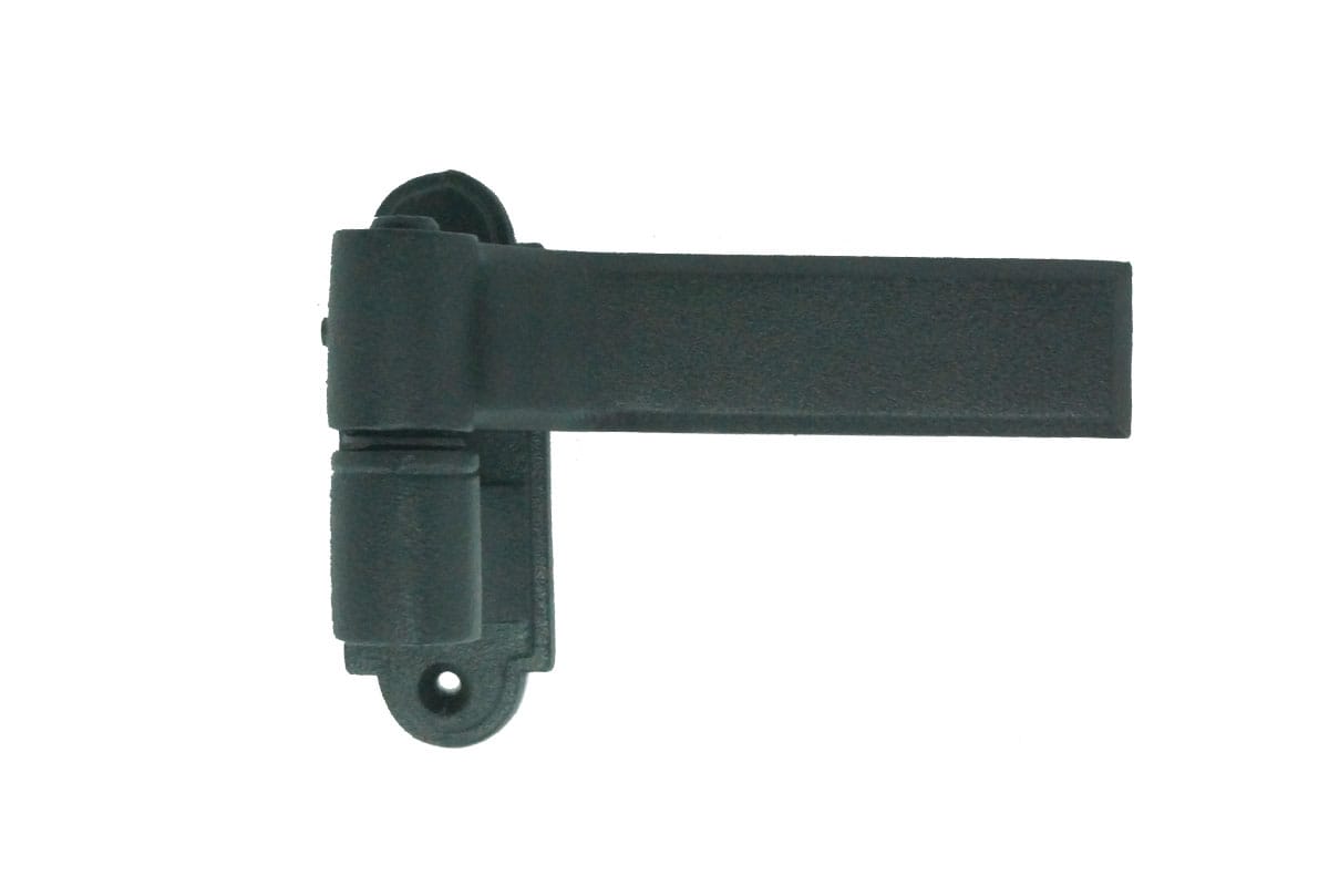 L Style Shutter Hinges - Faux NY Style - 4-1/2&quot; Inch x 3-1/2&quot; Inch - Cast Iron - Black Powder Coat - Sold in Pairs