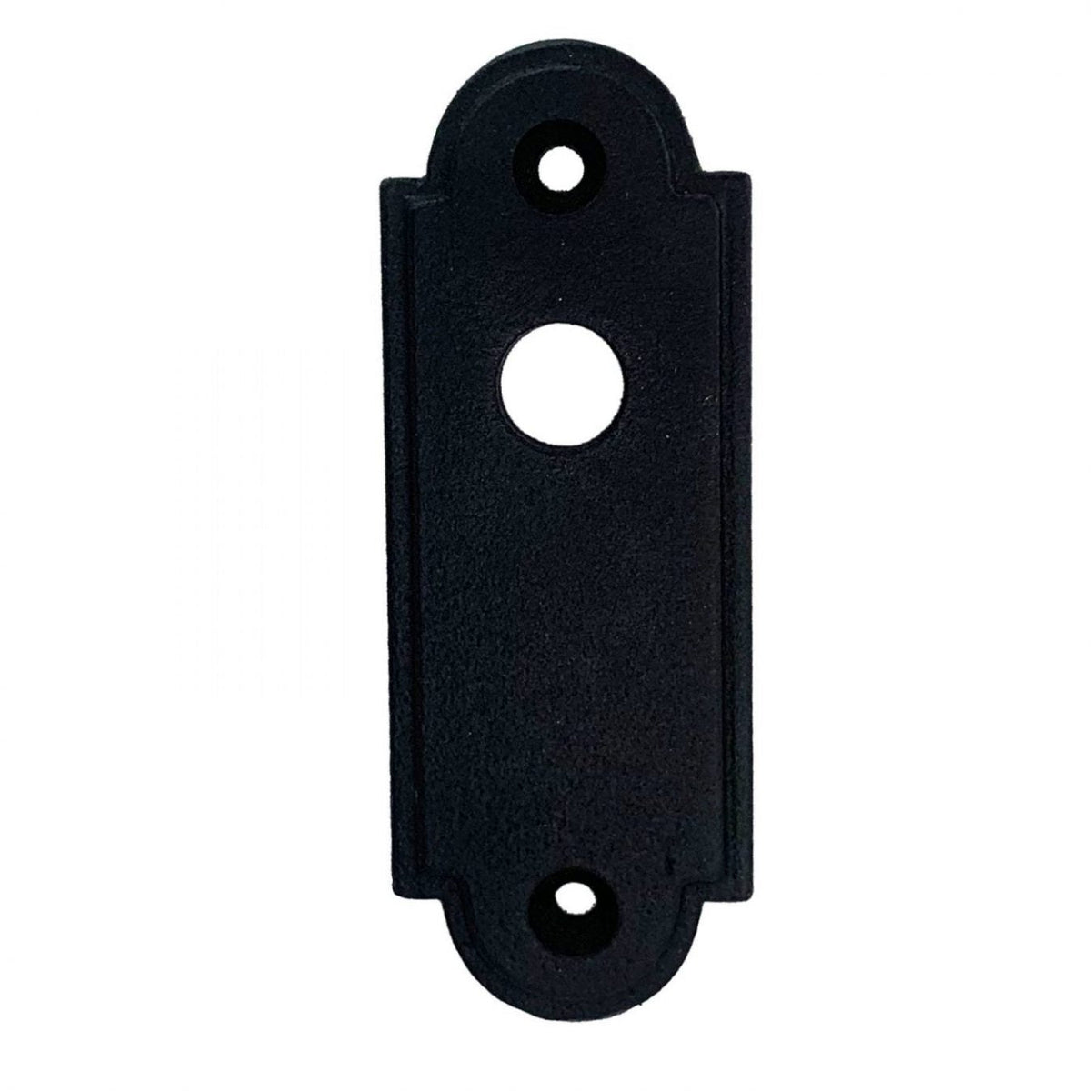 Lag Pintle Trim Plate - 3-1/4&quot; Inch x 1-1/4&quot; Inch - Black Powder Coat Finish - Sold Individually