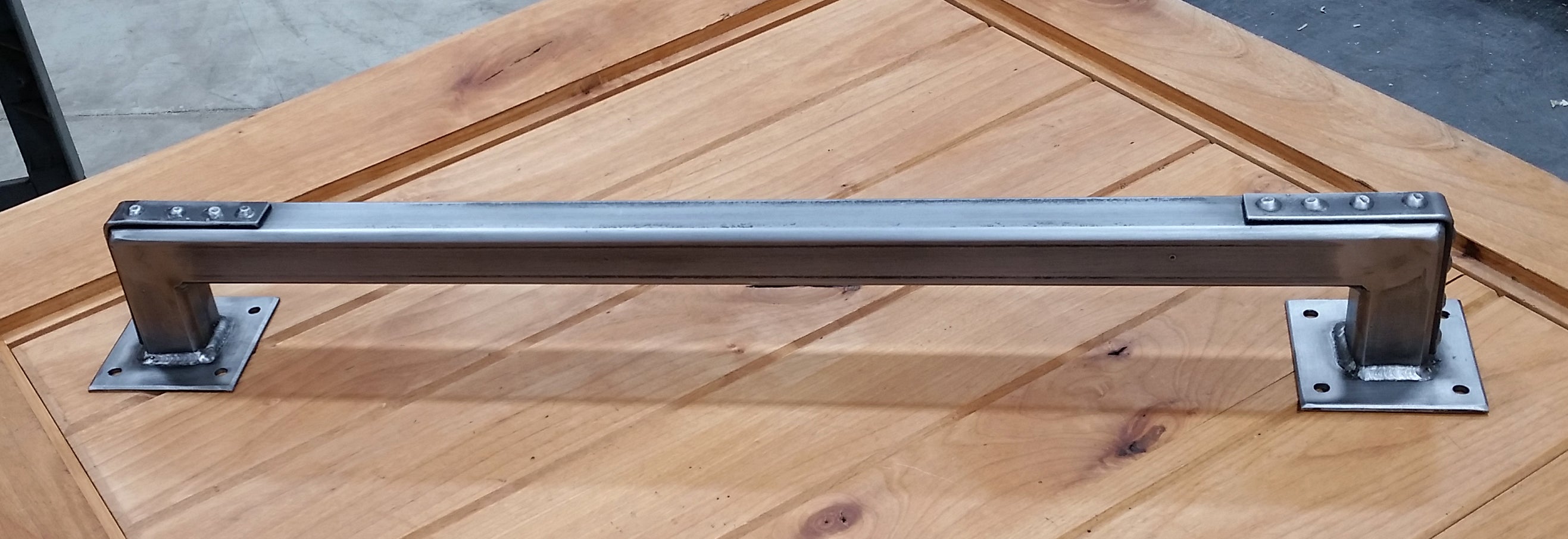 Large Door Pull Barn Door Handle - metal finish -2- Wild West Hardware