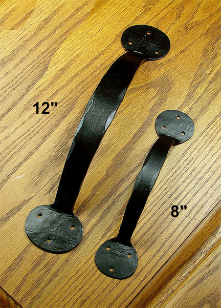 Bean Style Door Handle - 2 sizes - Wild West Hardware