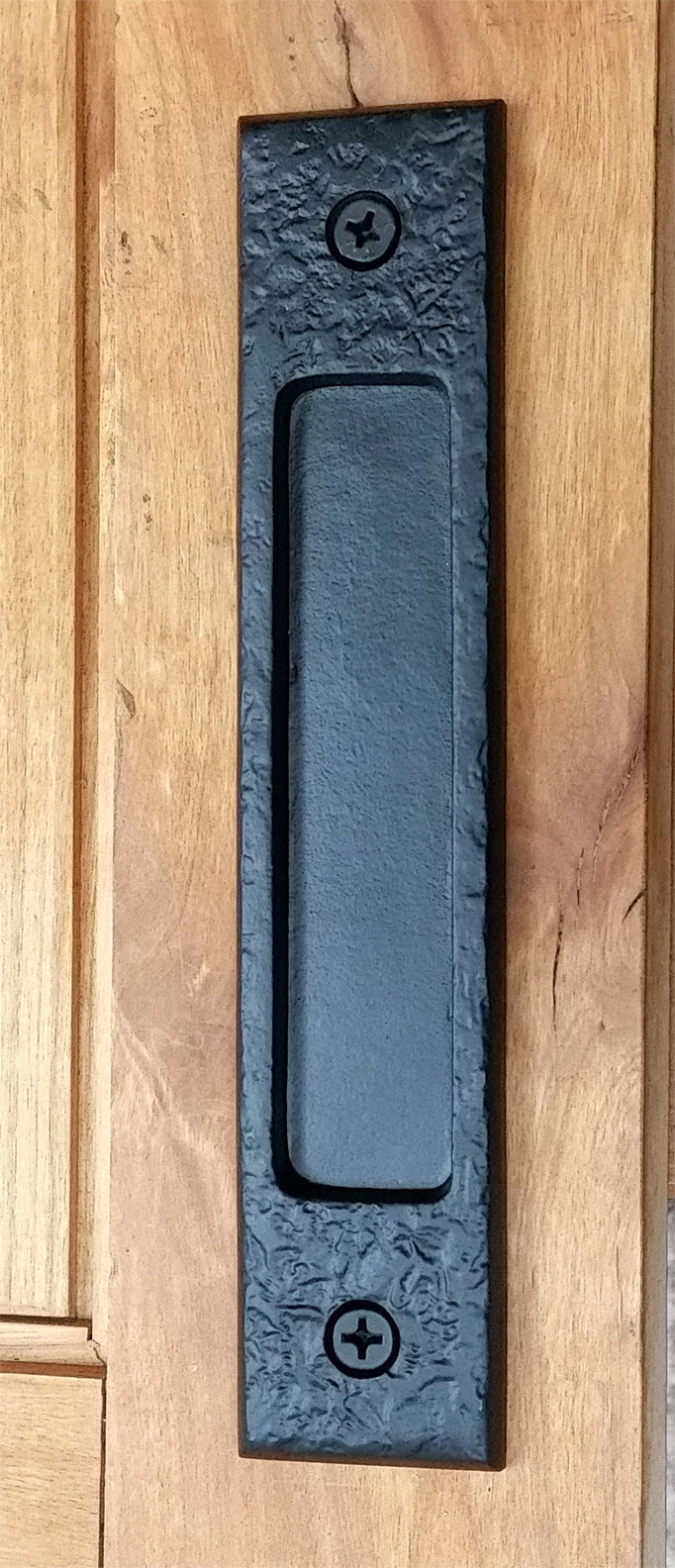 Large Flush Pull Handle - Finger Pull Handle  - "Easy Mount" - Wild West Hardware