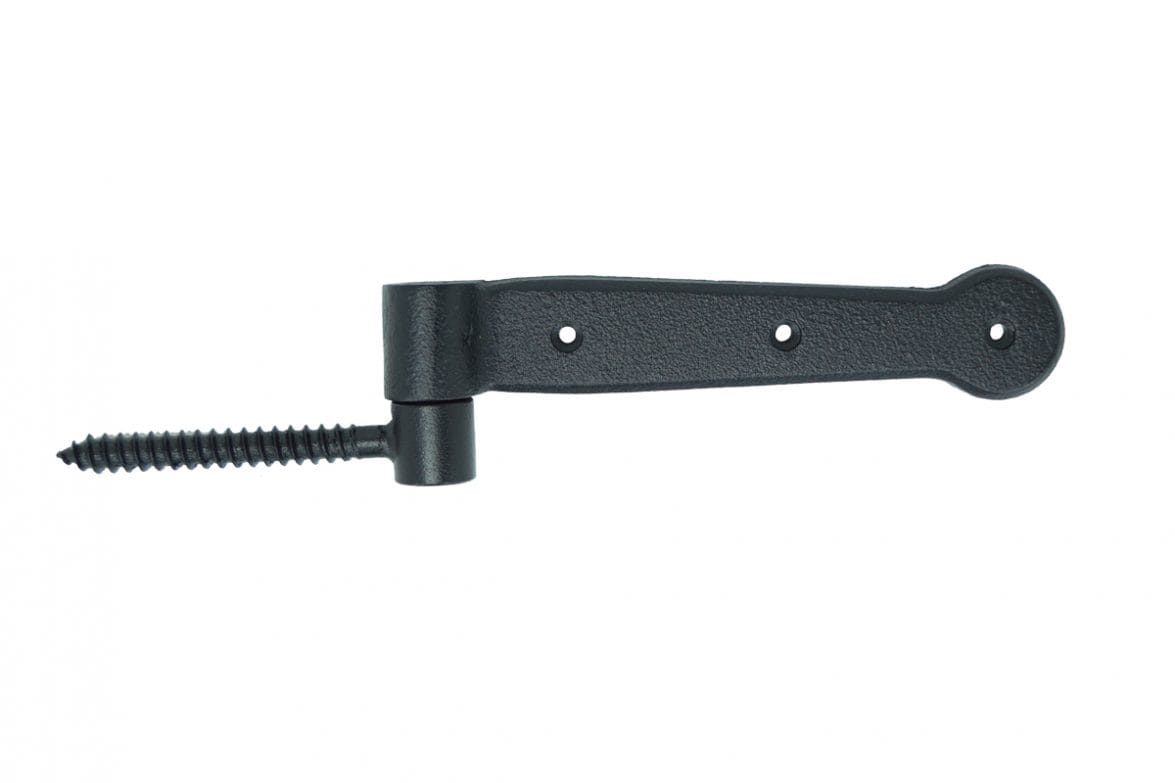 Mini strap hinge for shutters