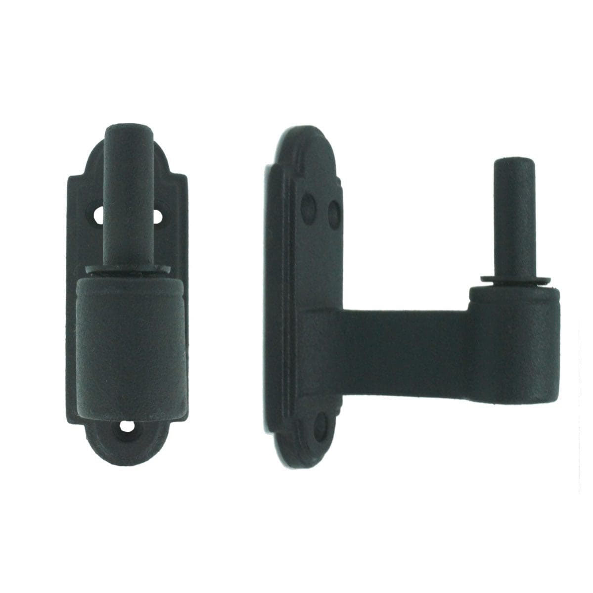 New York Shutter Hinge Pintle - Multiple Offsets Available - Cast Iron - Black Powder Coat Finish - Sold Individually