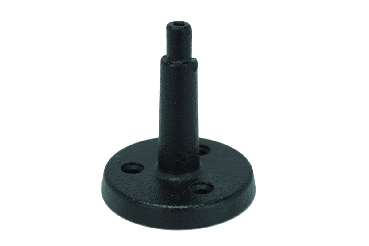 Post Mount for Shutter Dogs - 2-1/2 Inch x 3 Inch - WeatherWright Powder Coated