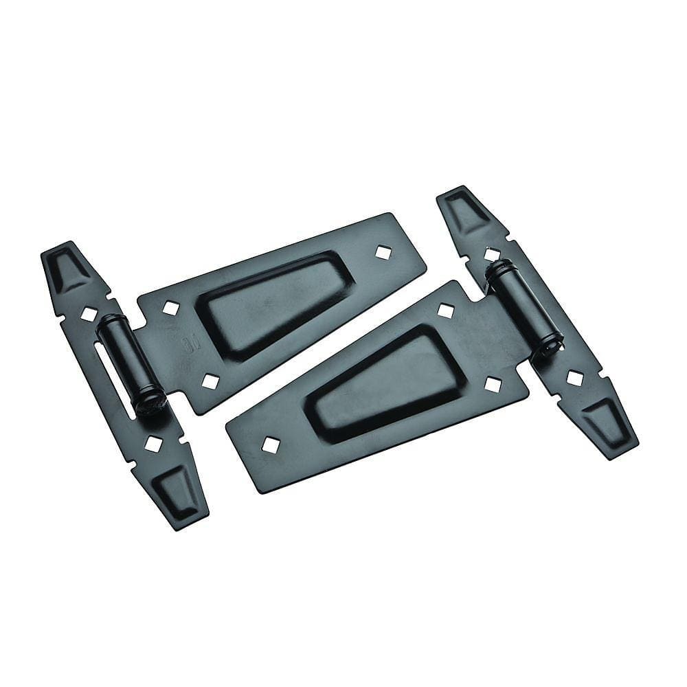 Black Rustic T Hinges, 7 1/2 inches
