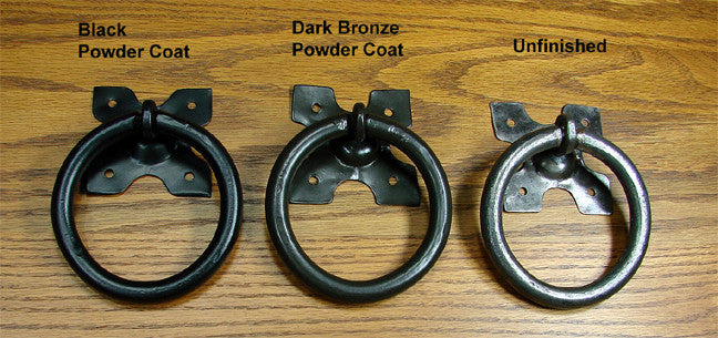 Rustic Ring Door Knocker - Pull - Wild West Hardware