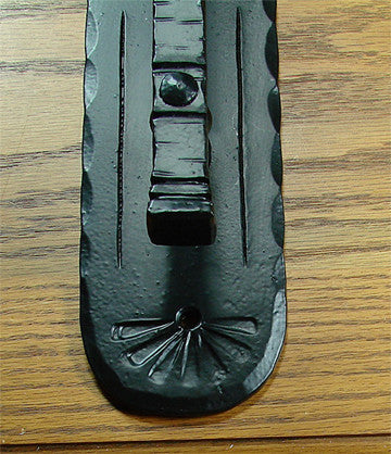The "Santa Fe" Door Pulls - Black Powder coat finish - Wild West Hardware
