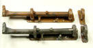 Heavy Duty Rustic Surface Slide Bolts (with eyelet) for top of door or horizontal use - Wild West Hardware
