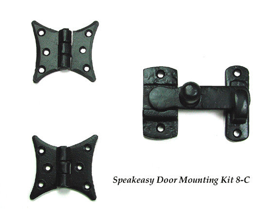 Speakeasy Door Mounting Kit #8-C - Wild West Hardware