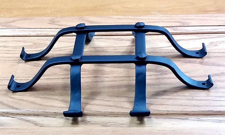 Standard Style Speakeasy Grille  - Size: 8" x 10" - 4 Bars with flared mounting legs - Wild West Hardware