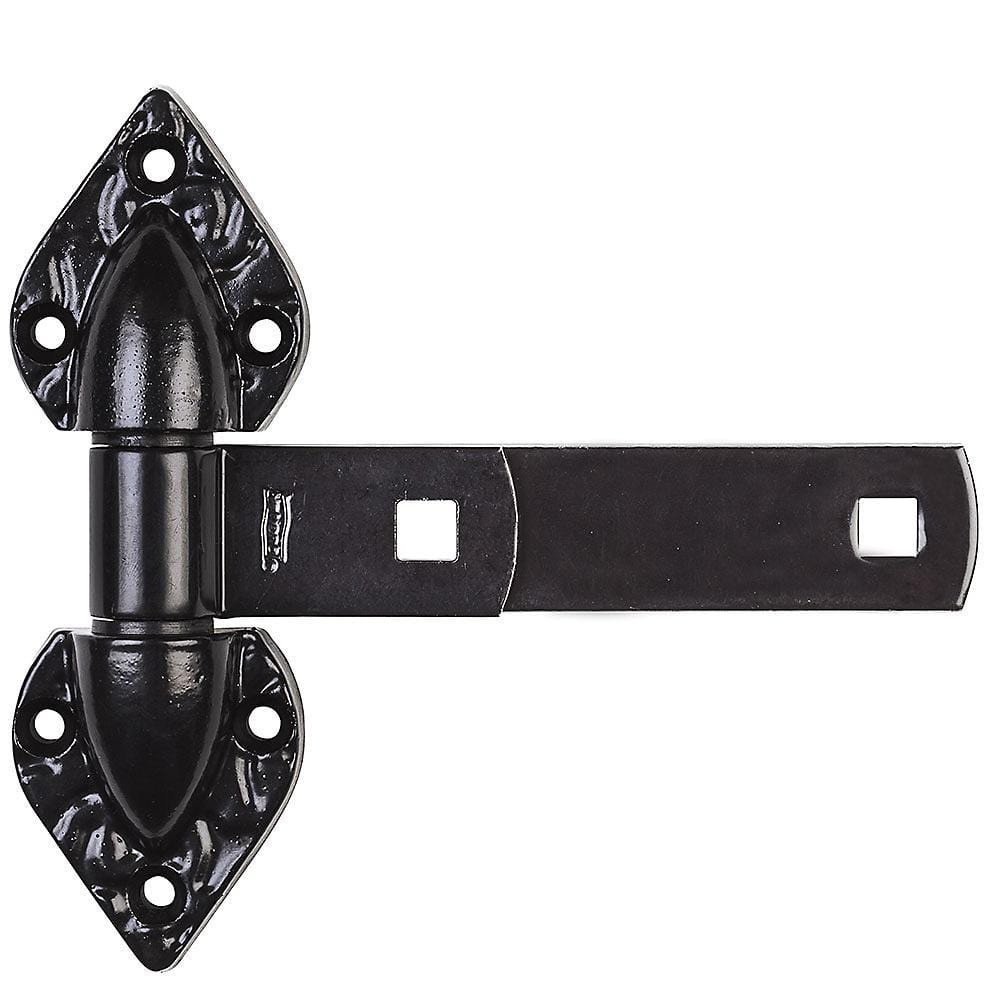 Spear T-hinge - black - 4 inches