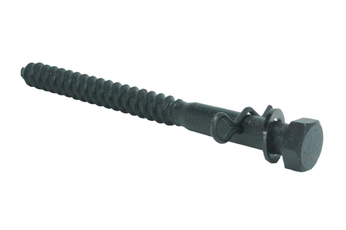 Stainless Steel Painted Lag Bolt - For Cast Iron Shutter Dogs - 4-1/2 Inch