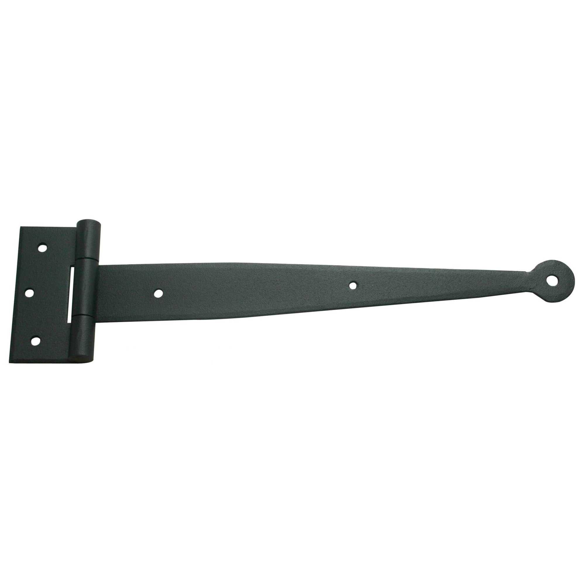 Strap hinge for shutters - spade tip - 9 1/4 inch - minimal offset