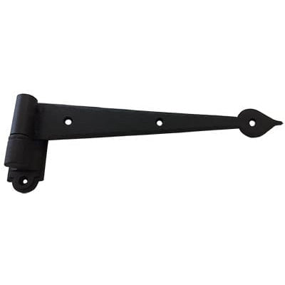 Strap hinge for shutters - 12 inch - 1 inch offset