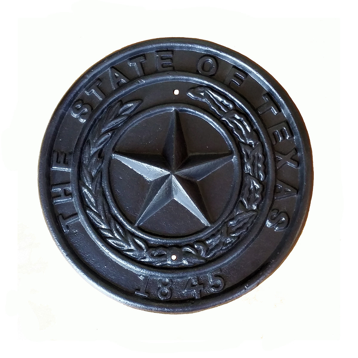 State of Texas Plaque Gate or Wall Decoration - Solid Cast iron