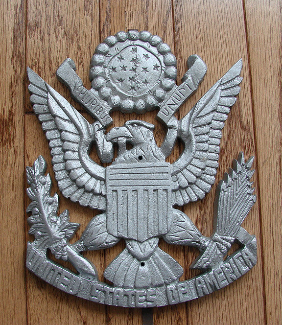 USA Shield Plaque - Unfinished - Wild West Hardware