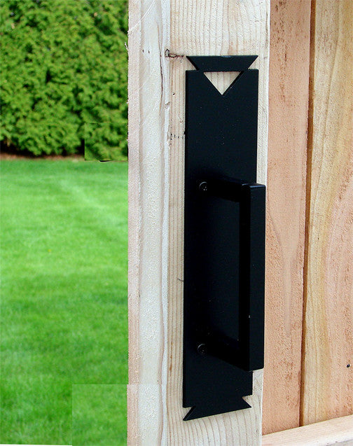 Arts and Craft Style Door Pull #2 (Gate Pull) - Wild West Hardware