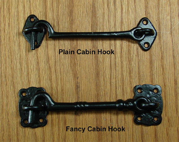 Fancy or Plain Cabin Hook - Wild West Hardware