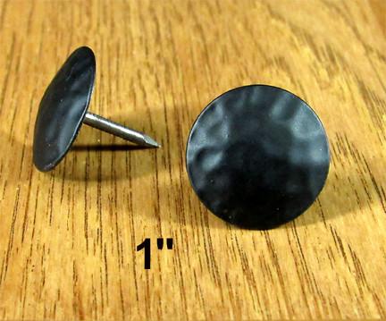 Round Clavos, Black Powder coat finish 7 sizes to choose from - Wild West Hardware