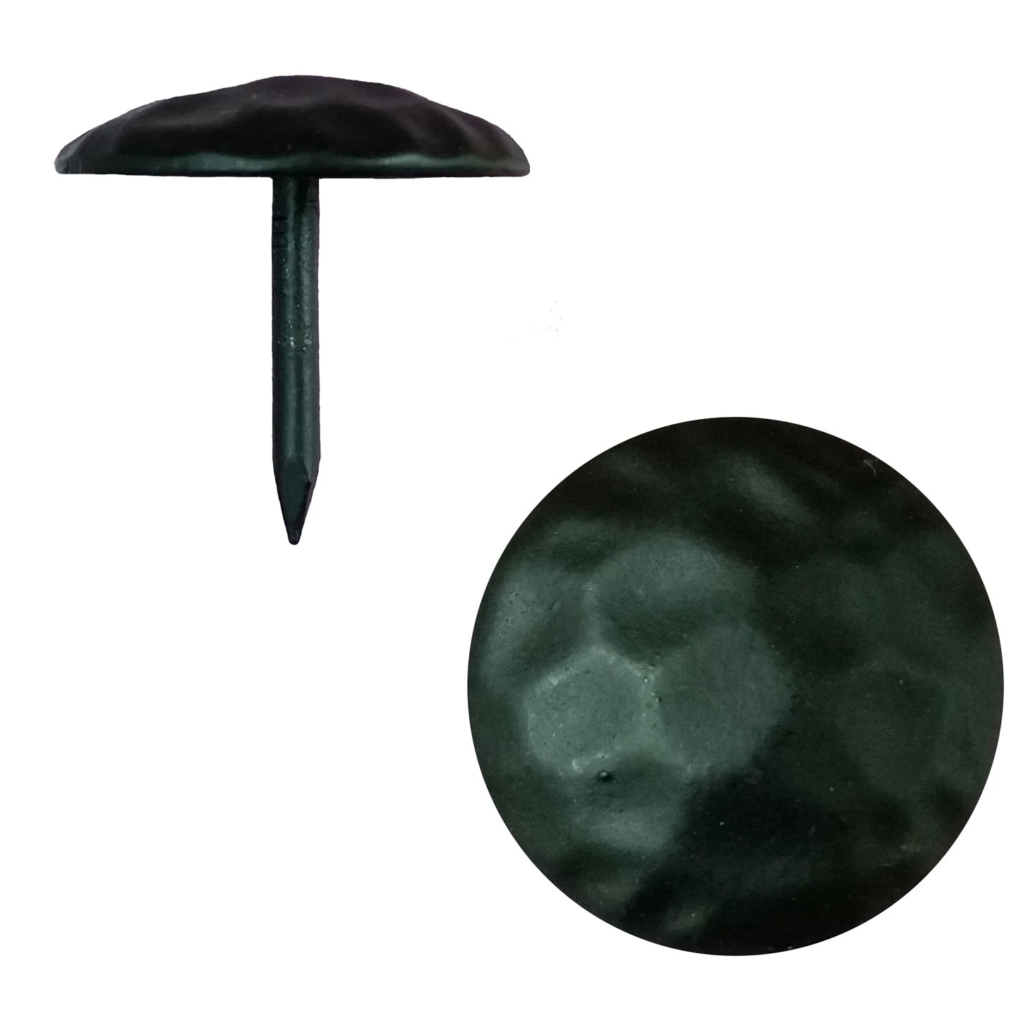 3/4" Round Clavos, Black Powder coat finish 7 sizes to choose from - Wild West Hardware