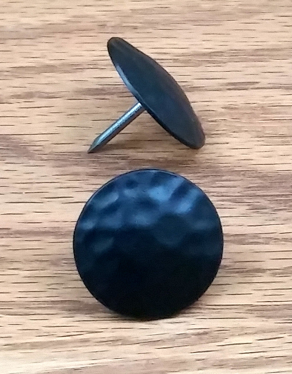 Premium Round Clavos  1 1/4" diameter head Black PC - Wild West Hardware