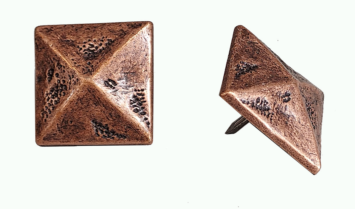 Decorative Nail Pyramid Shape - Antique Copper finish