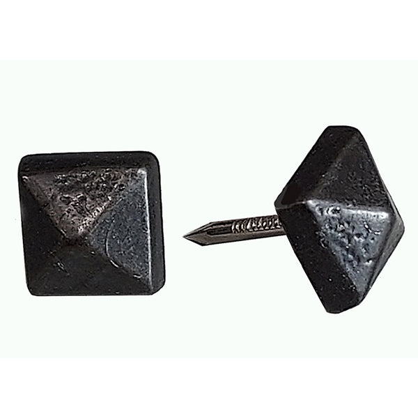 5/8 Inch Square Pyramid Clavos Oil rubbed bronze finish  - Wild West Hardware