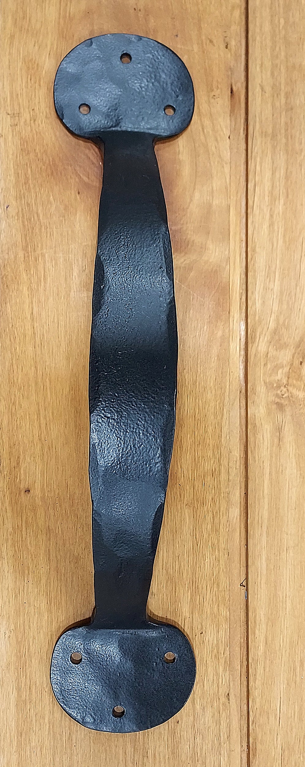 Bean Style Door Handle - 2 sizes (includes exclusive Rustic Head Screws) - Multiple Finishes Available