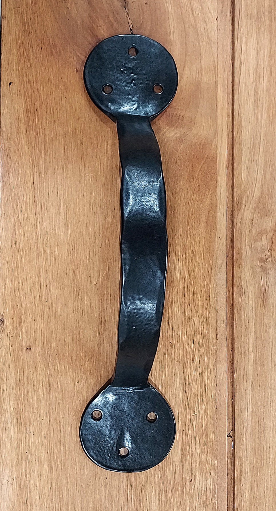 Bean Style Door Handle - 2 sizes (includes exclusive Rustic Head Screws) - Multiple Finishes Available