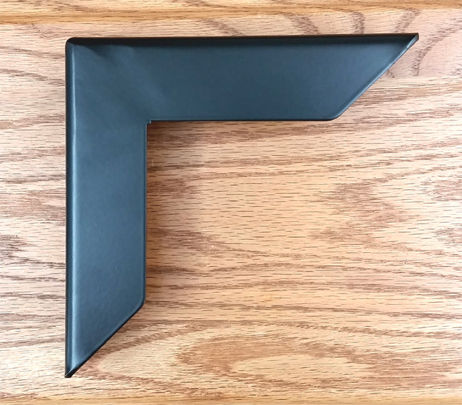 Rustic Decorative Corner Protector with plain edges - Wild West Hardware