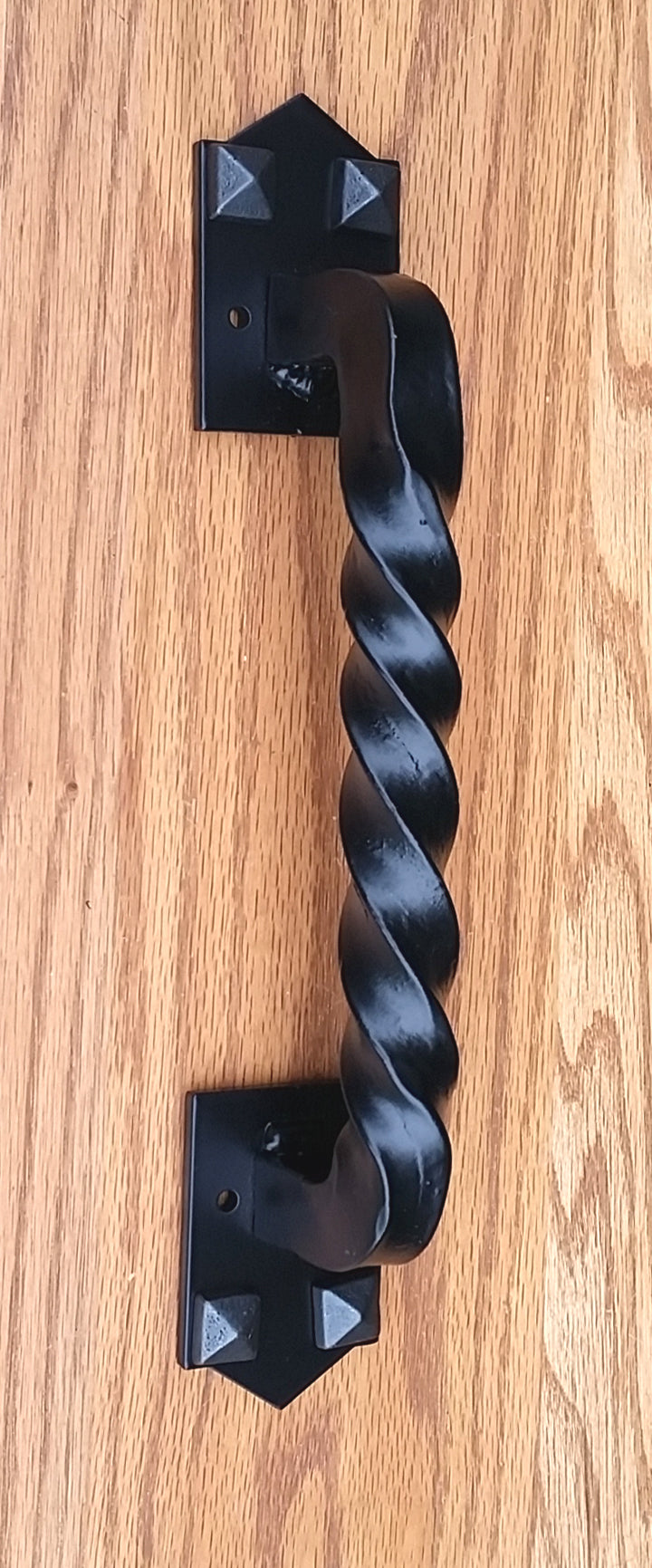 Craftsman #3 Door Pull with pyramid stud design - Wild West Hardware