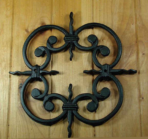 Decorative Grille # 2 - For windows gates and doors - Wild West Hardware