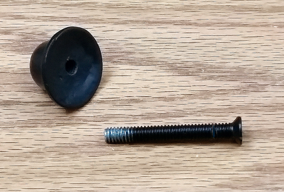 Premium Round Screw-on Door Stud -   1 1/4&quot; diameter head - Wild West Hardware