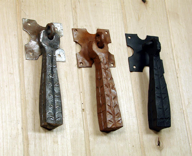 Drop Door Knocker - Black powder coat - Wild West Hardware