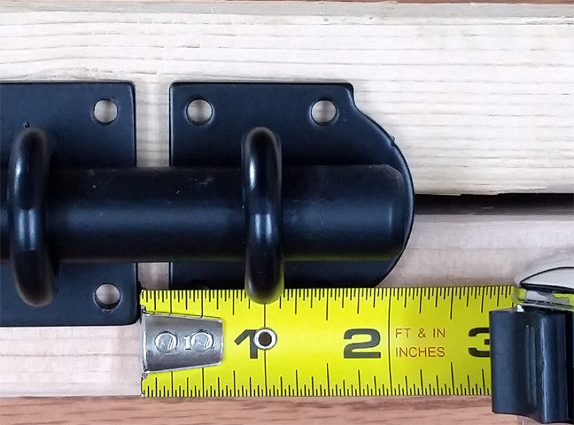 Dual Side Operating Rustic Slide Bolt For Gates or doors  (open or close from both sides) - Wild West Hardware