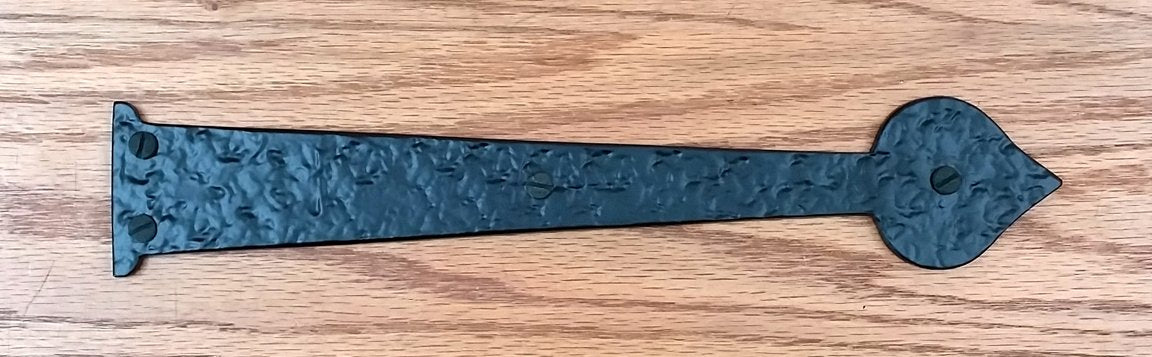 Premium Spade Decorative Hinges- 3 sizes-Solid Aluminum - Wild West Hardware