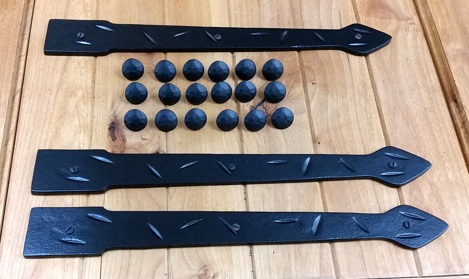 Arrow Faux Dummy Hinges, 3 Pack with 18 Free Clavos - Wild West Hardware