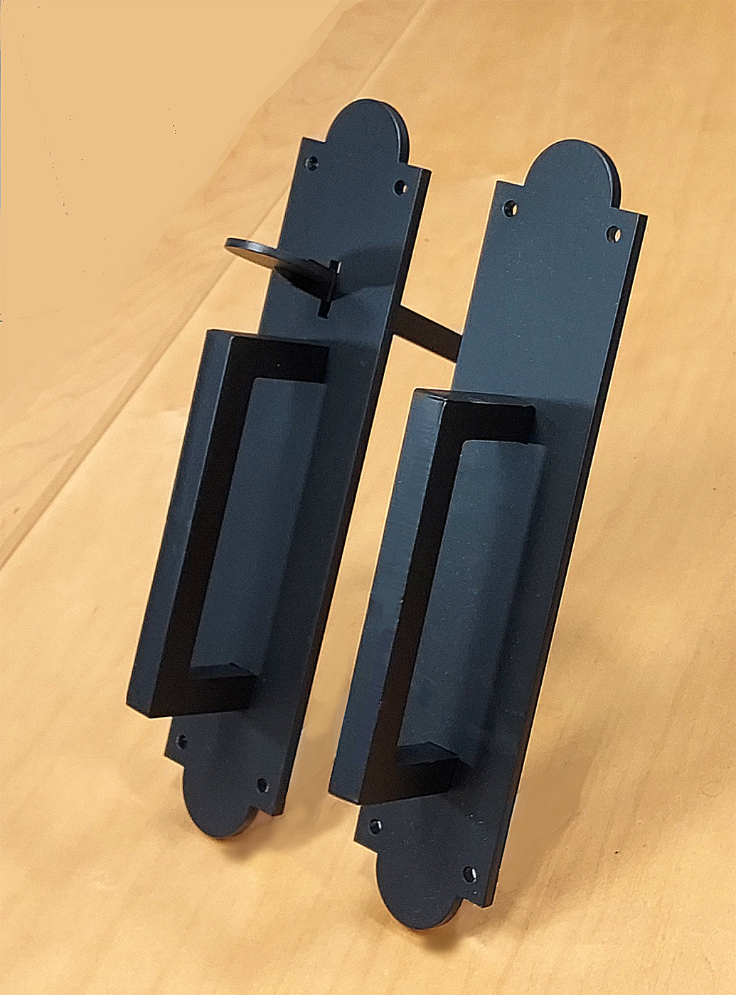 Ponderosa Gate Thumb Latch - Dark Bronze powder coat finish - Wild West Hardware