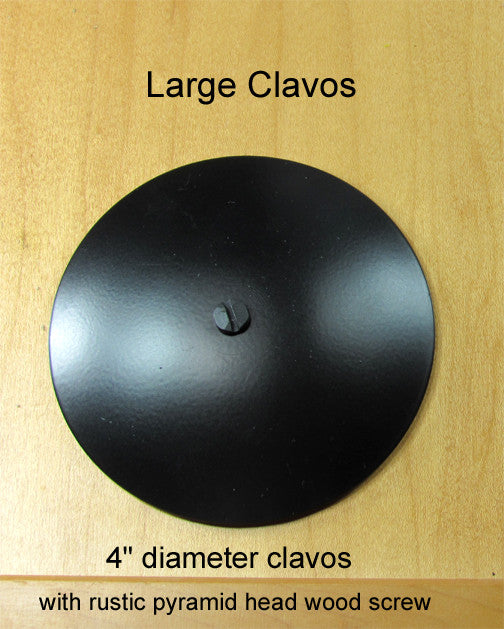 Clavos for large doors - NEW!  4&quot; diameter Clavos - Wild West Hardware