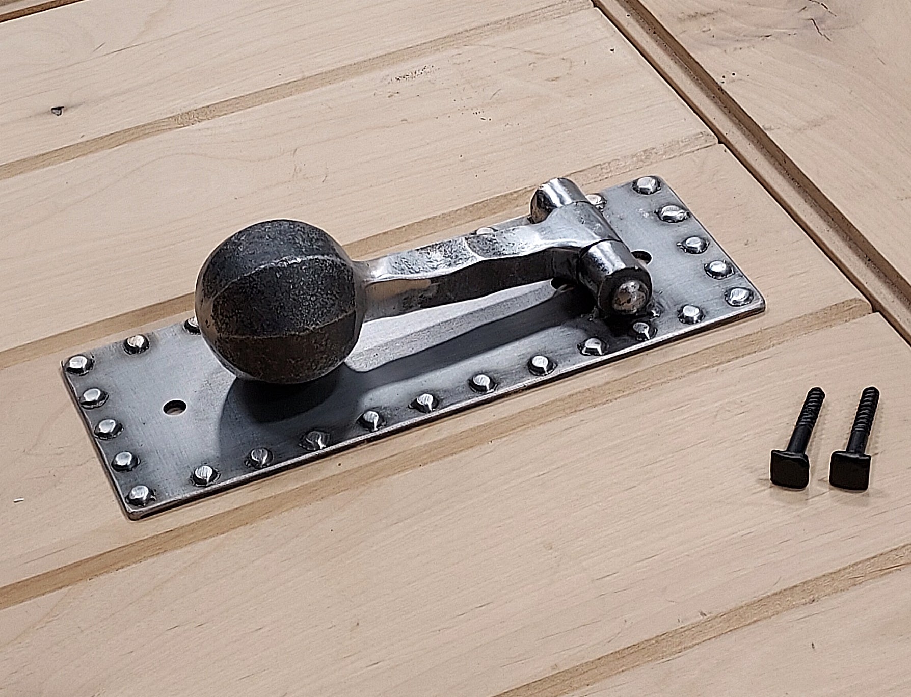 Medieval Door Knocker - Solid iron - Hand-made - Lag Screws Included -Wild West Hardware