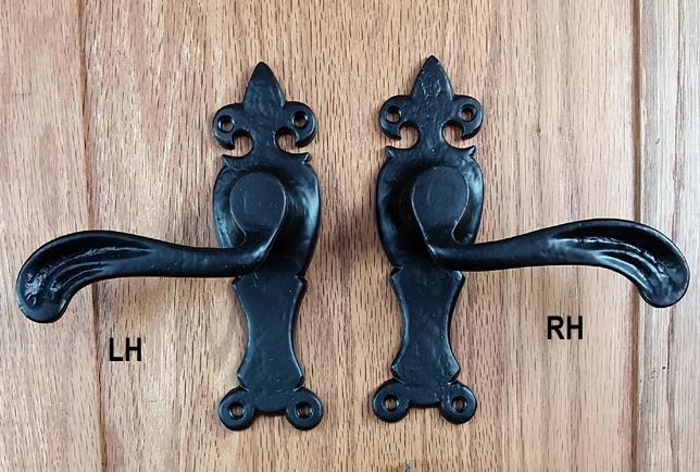 Normandy Decorative Handles for Carriage House Doors - Wild West Hardware