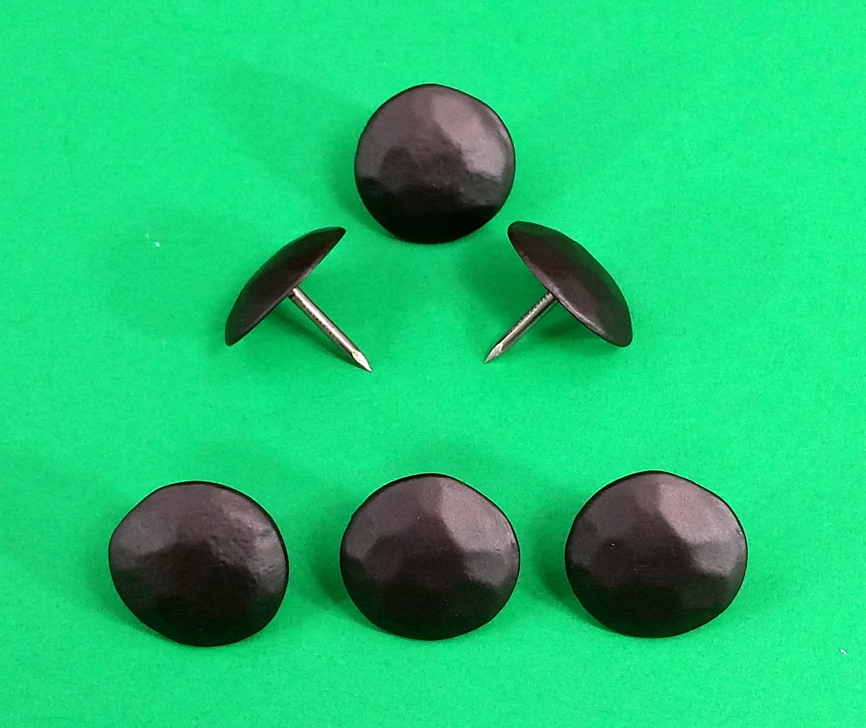 New Round Clavos -1 1/8" dia. Matte Bronze finish - Wild West Hardware