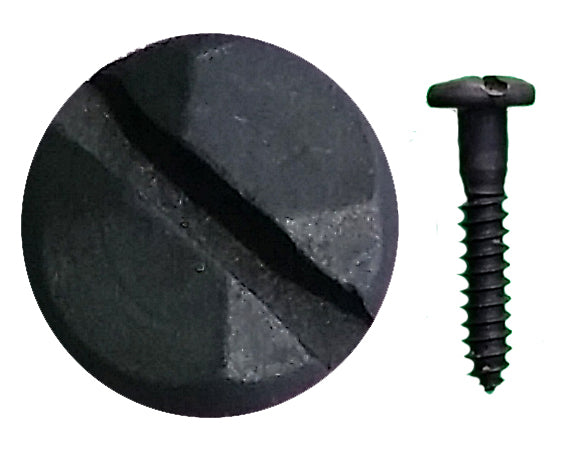 Rustic Pyramid Head Slotted Screws - 1" x #8 - Wild West Hardware
