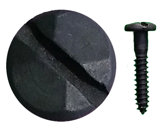 Scrolled Decorative Dummy Hinge (Faux hinge) Black Powder coat finish (sold each, not as pair) - Wild West Hardware