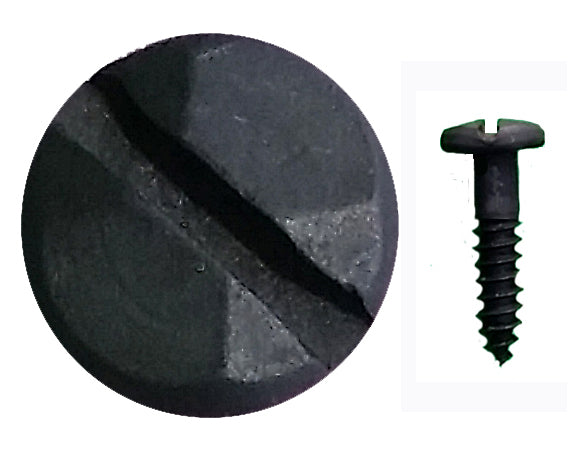 Rustic Pyramid Head Slotted Screws - 3/4" x #8 - Wild West Hardware