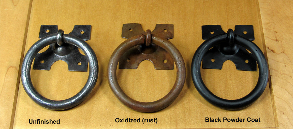 Rustic Ring Door Knocker - Pull - Wild West Hardware